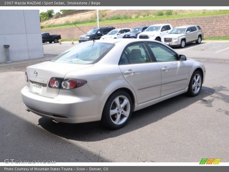 Smokestone / Beige 2007 Mazda MAZDA6 i Sport Sedan