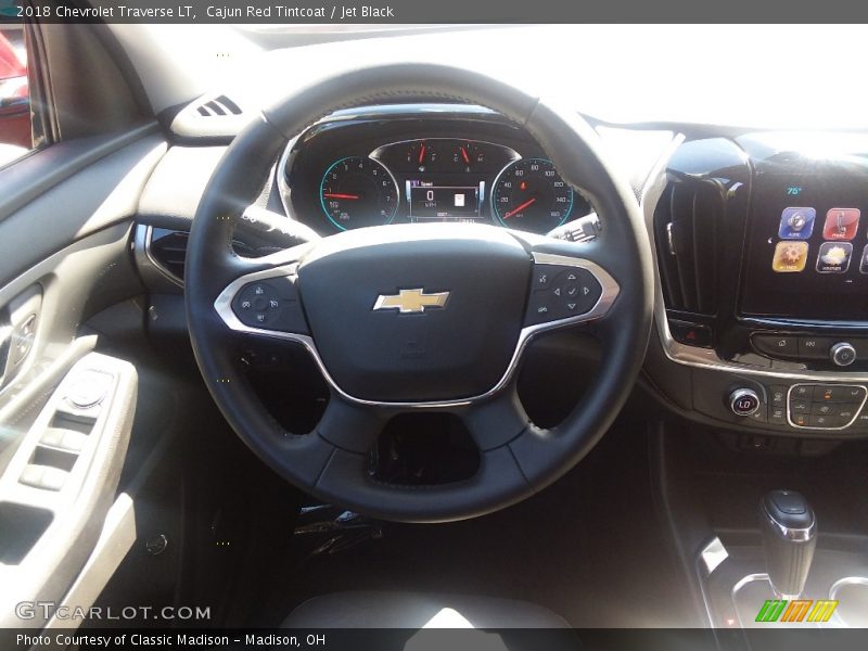 Cajun Red Tintcoat / Jet Black 2018 Chevrolet Traverse LT