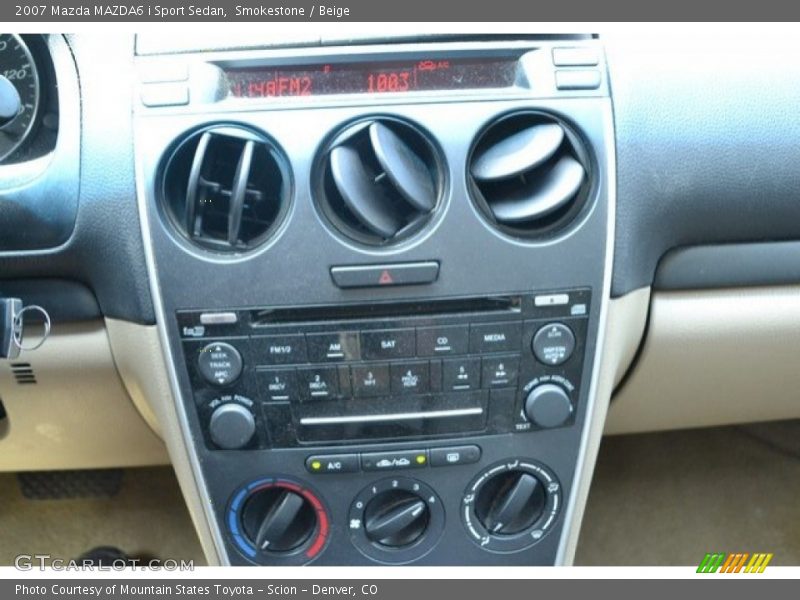Smokestone / Beige 2007 Mazda MAZDA6 i Sport Sedan
