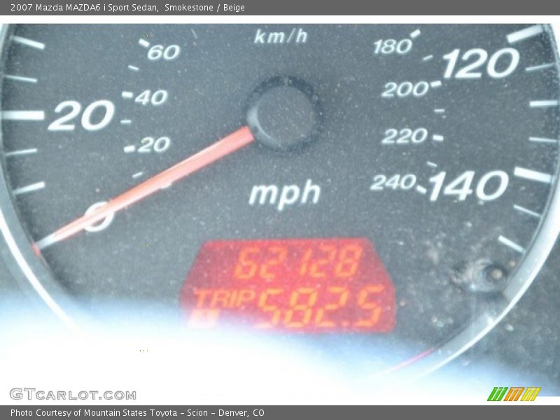 Smokestone / Beige 2007 Mazda MAZDA6 i Sport Sedan