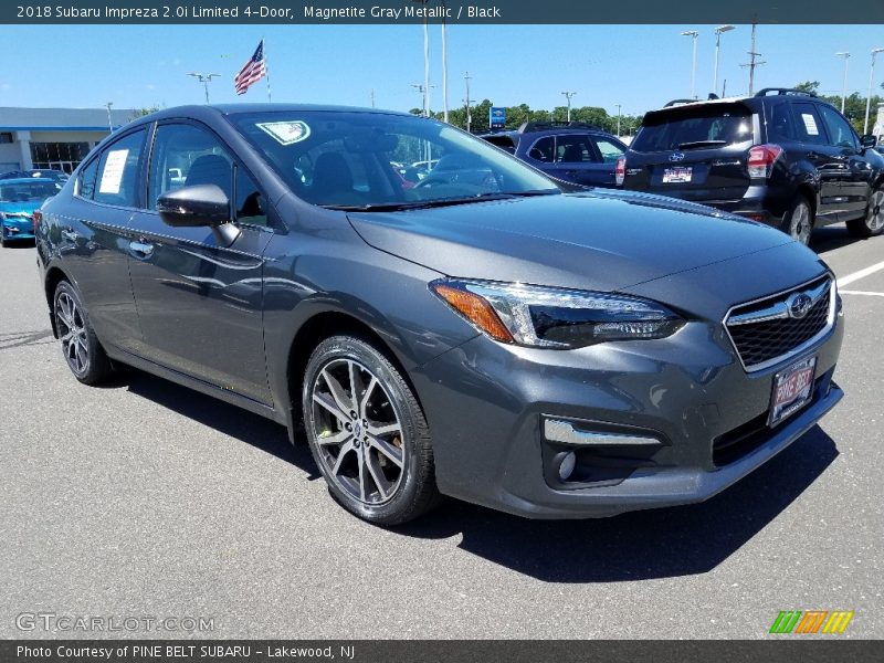 Magnetite Gray Metallic / Black 2018 Subaru Impreza 2.0i Limited 4-Door