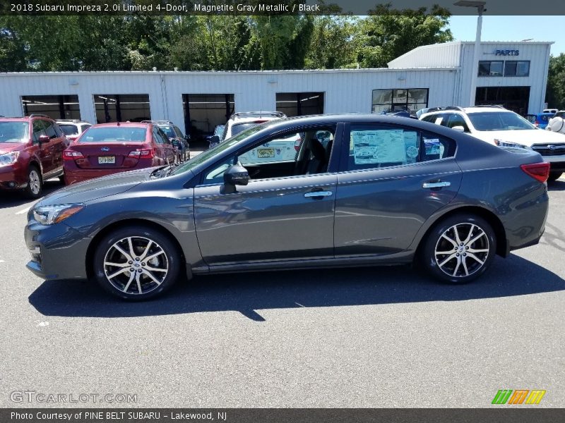 Magnetite Gray Metallic / Black 2018 Subaru Impreza 2.0i Limited 4-Door
