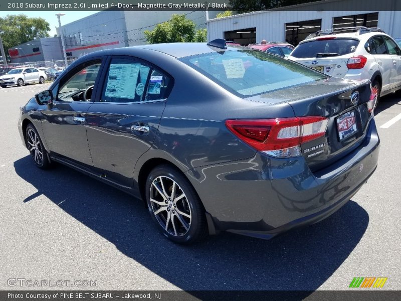 Magnetite Gray Metallic / Black 2018 Subaru Impreza 2.0i Limited 4-Door