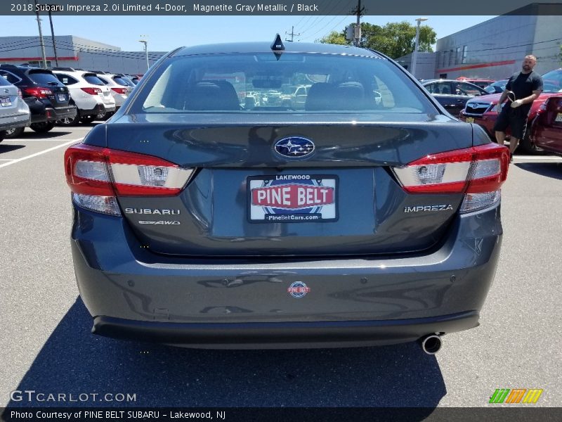 Magnetite Gray Metallic / Black 2018 Subaru Impreza 2.0i Limited 4-Door