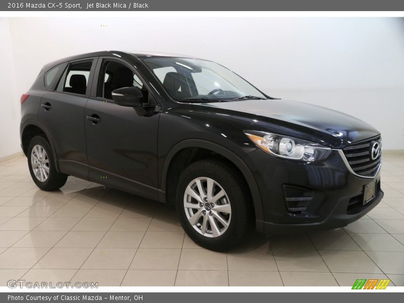 Jet Black Mica / Black 2016 Mazda CX-5 Sport