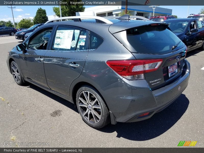 Magnetite Gray Metallic / Black 2018 Subaru Impreza 2.0i Limited 5-Door