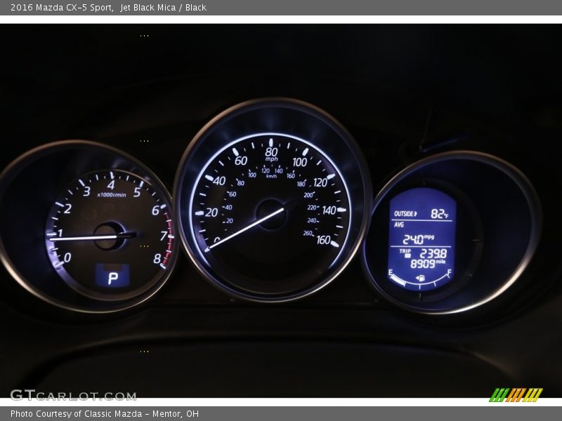 Jet Black Mica / Black 2016 Mazda CX-5 Sport