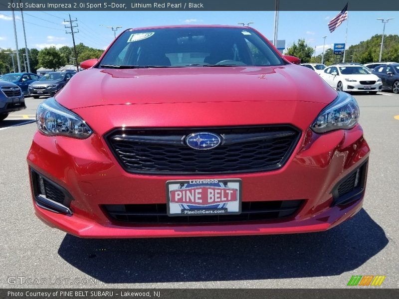 Lithium Red Pearl / Black 2018 Subaru Impreza 2.0i Sport 5-Door
