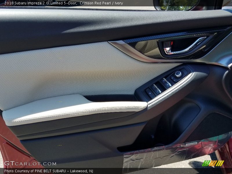 Crimson Red Pearl / Ivory 2018 Subaru Impreza 2.0i Limited 5-Door