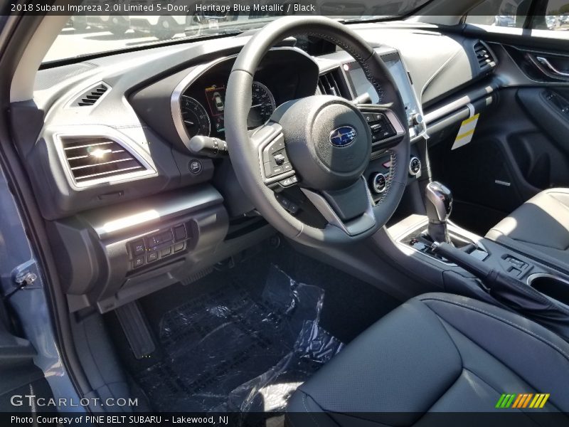 Heritage Blue Metallic / Black 2018 Subaru Impreza 2.0i Limited 5-Door