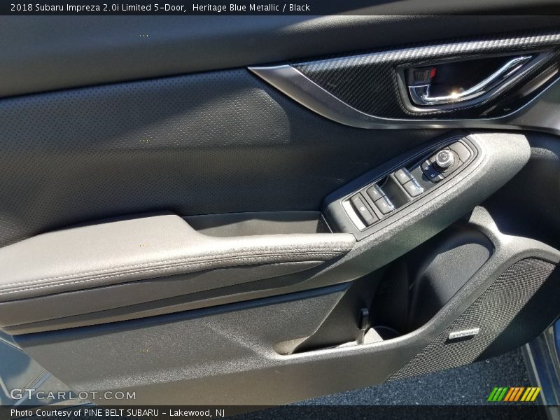 Heritage Blue Metallic / Black 2018 Subaru Impreza 2.0i Limited 5-Door