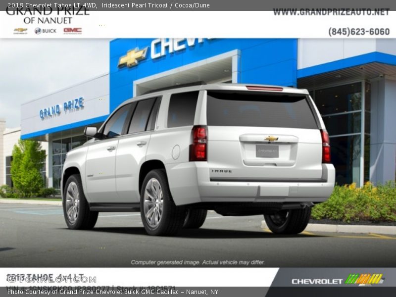 Iridescent Pearl Tricoat / Cocoa/Dune 2018 Chevrolet Tahoe LT 4WD