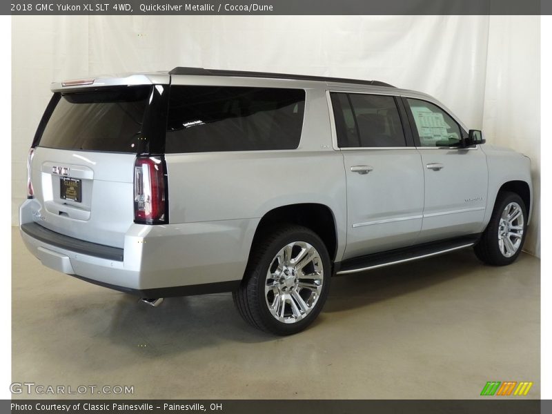 Quicksilver Metallic / Cocoa/Dune 2018 GMC Yukon XL SLT 4WD