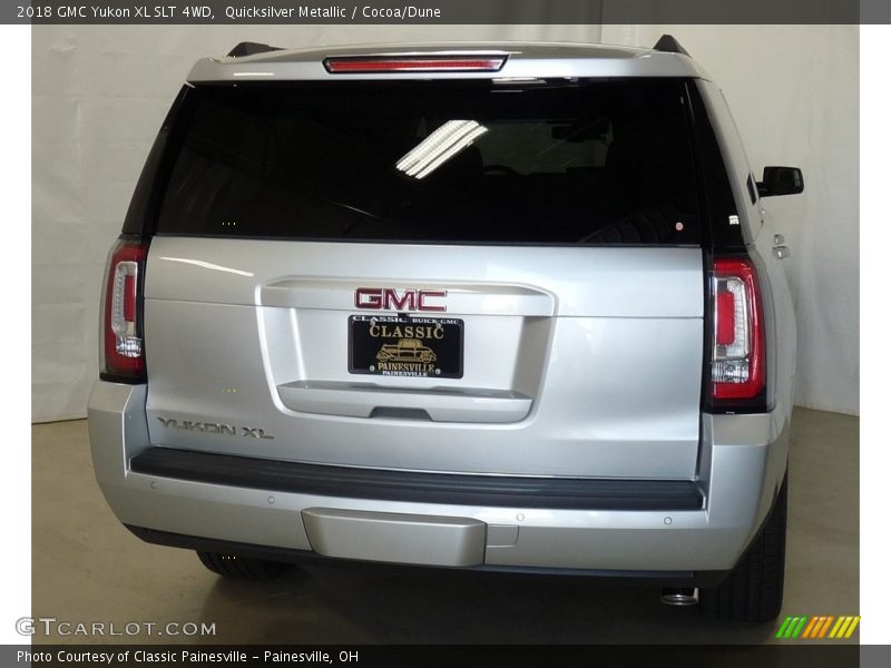 Quicksilver Metallic / Cocoa/Dune 2018 GMC Yukon XL SLT 4WD