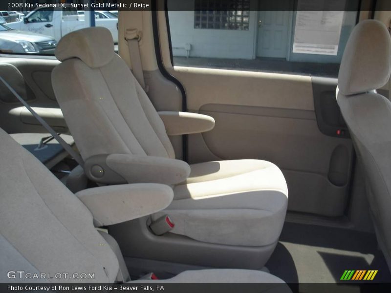 Sunset Gold Metallic / Beige 2008 Kia Sedona LX