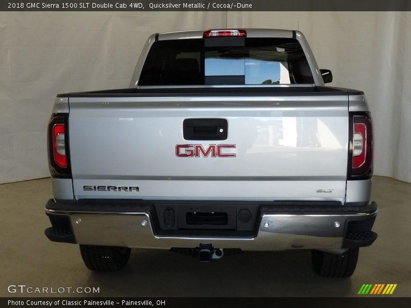 Quicksilver Metallic / Cocoa/­Dune 2018 GMC Sierra 1500 SLT Double Cab 4WD