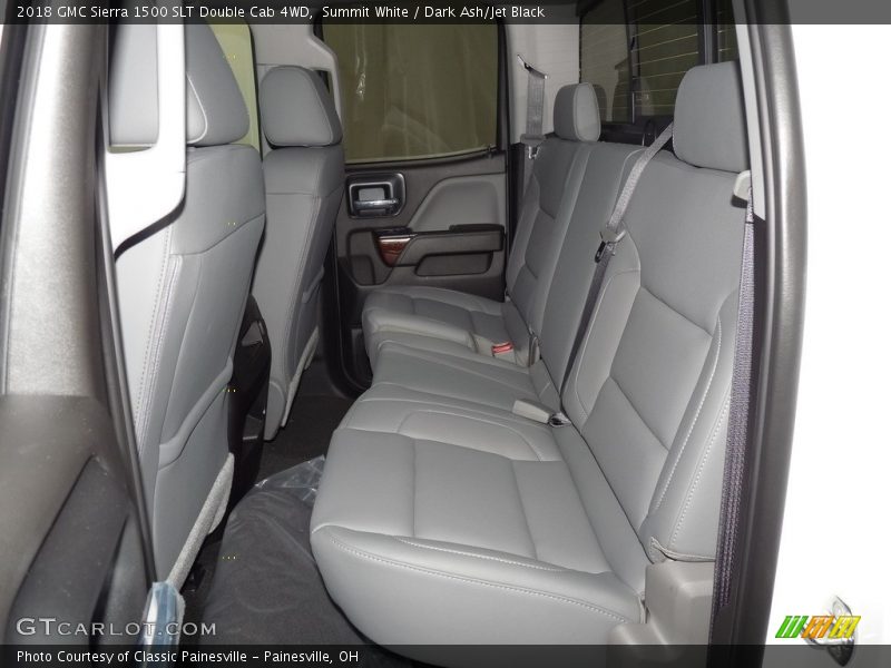 Summit White / Dark Ash/Jet Black 2018 GMC Sierra 1500 SLT Double Cab 4WD