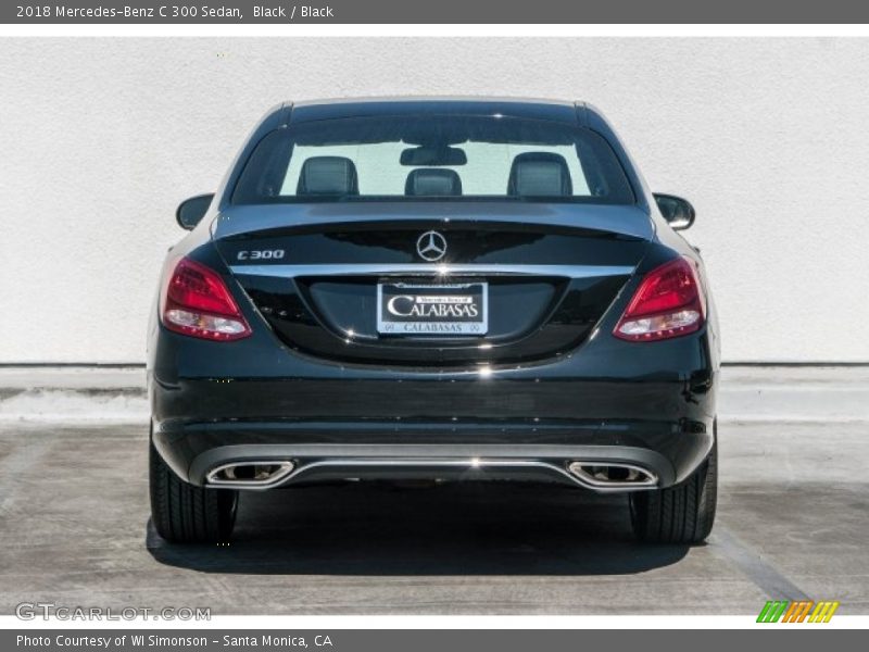 Black / Black 2018 Mercedes-Benz C 300 Sedan