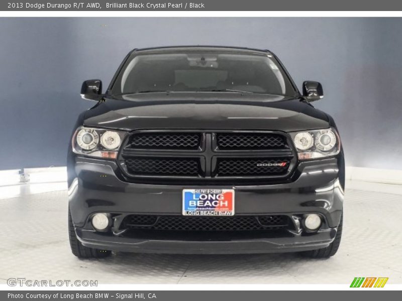 Brilliant Black Crystal Pearl / Black 2013 Dodge Durango R/T AWD