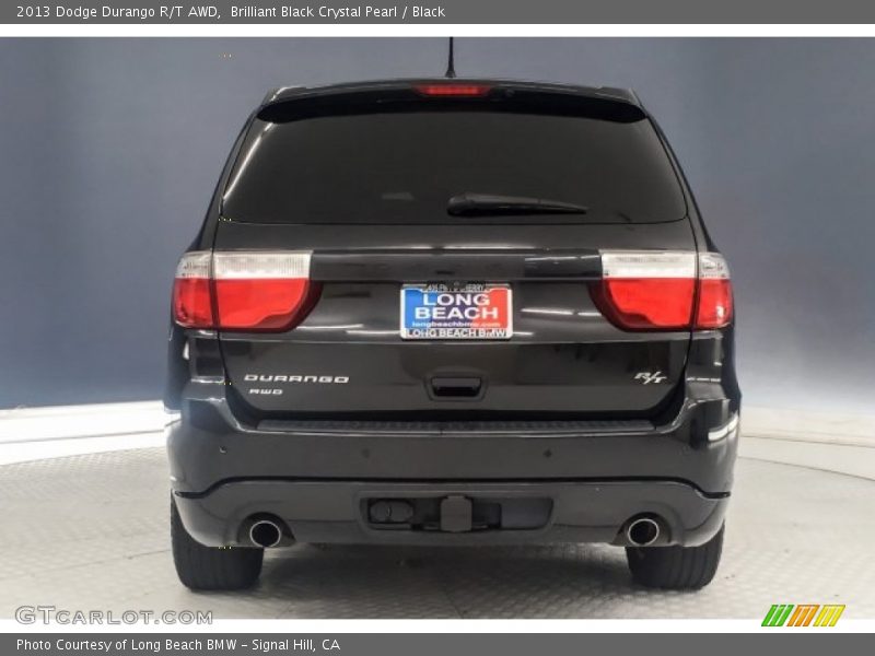 Brilliant Black Crystal Pearl / Black 2013 Dodge Durango R/T AWD