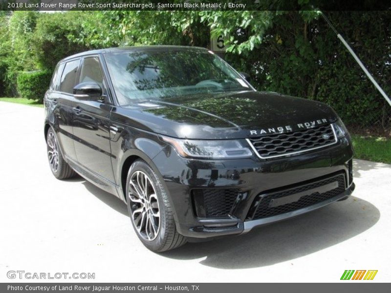 Santorini Black Metallic / Ebony 2018 Land Rover Range Rover Sport Supercharged