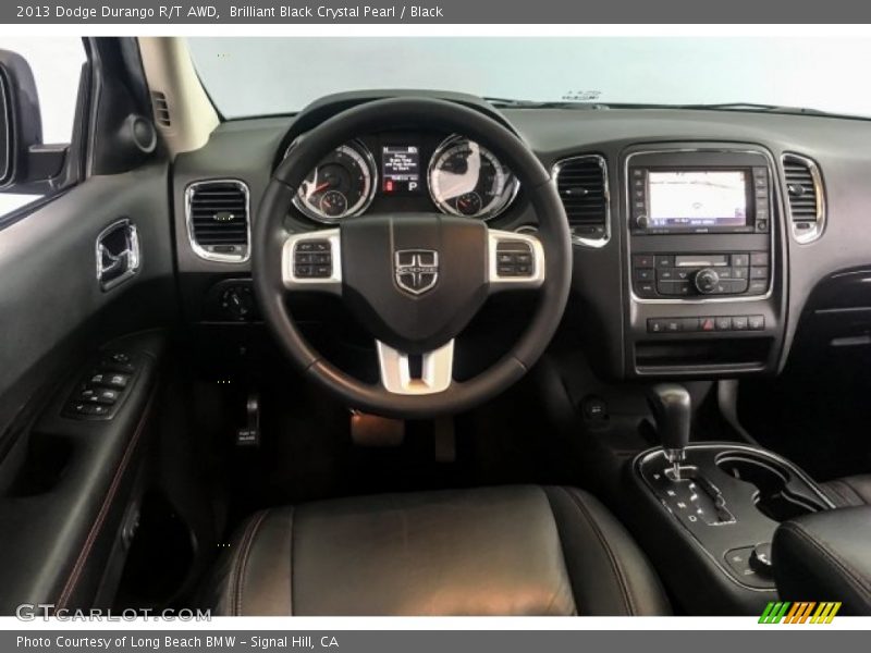 Brilliant Black Crystal Pearl / Black 2013 Dodge Durango R/T AWD