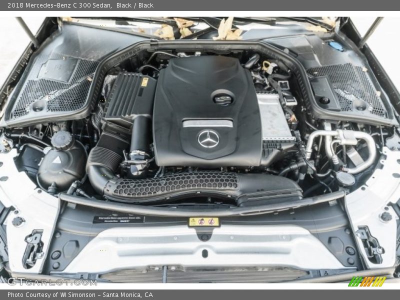 Black / Black 2018 Mercedes-Benz C 300 Sedan