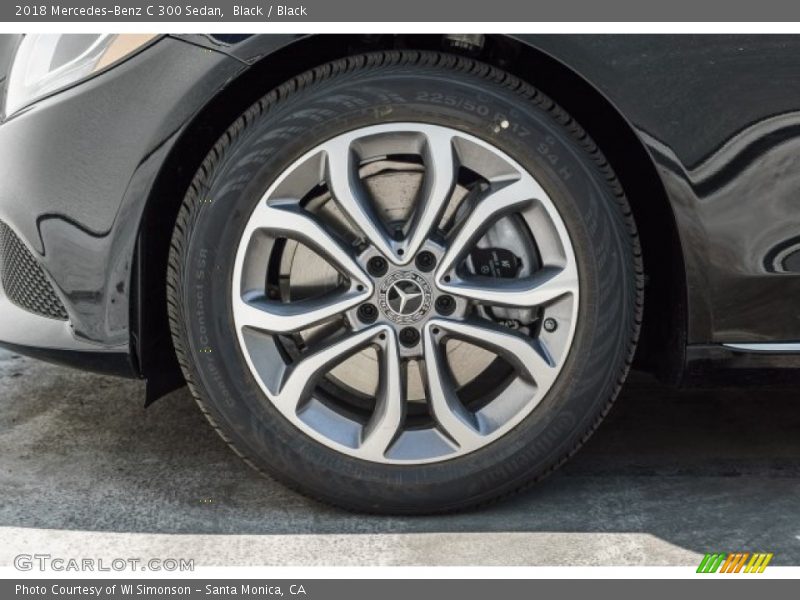 Black / Black 2018 Mercedes-Benz C 300 Sedan