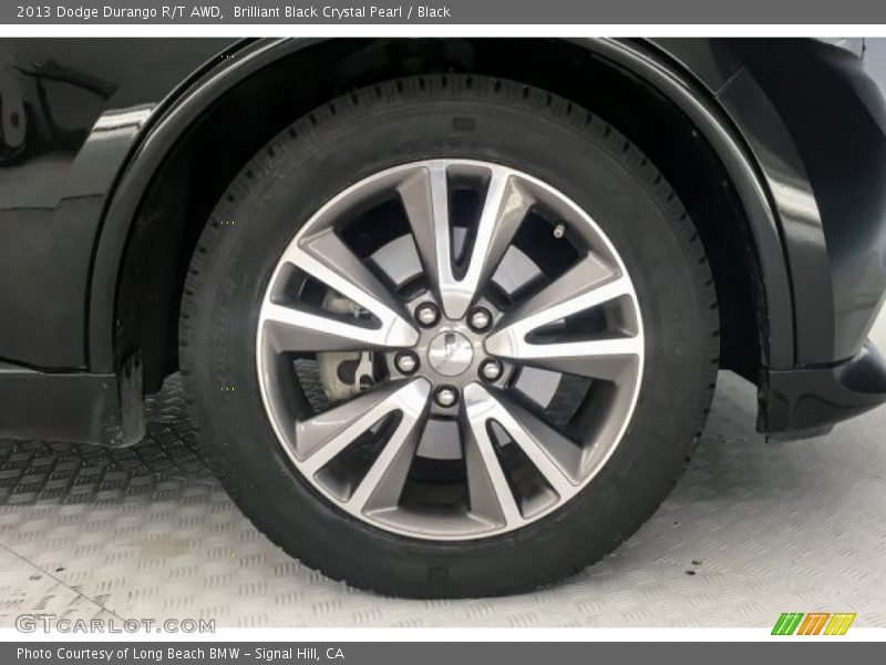 Brilliant Black Crystal Pearl / Black 2013 Dodge Durango R/T AWD