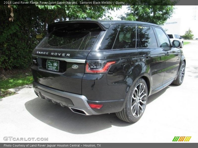 Santorini Black Metallic / Ebony 2018 Land Rover Range Rover Sport Supercharged