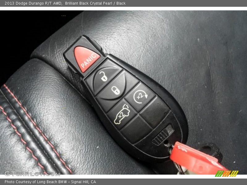 Brilliant Black Crystal Pearl / Black 2013 Dodge Durango R/T AWD