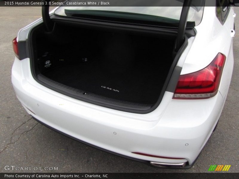 Casablanca White / Black 2015 Hyundai Genesis 3.8 Sedan