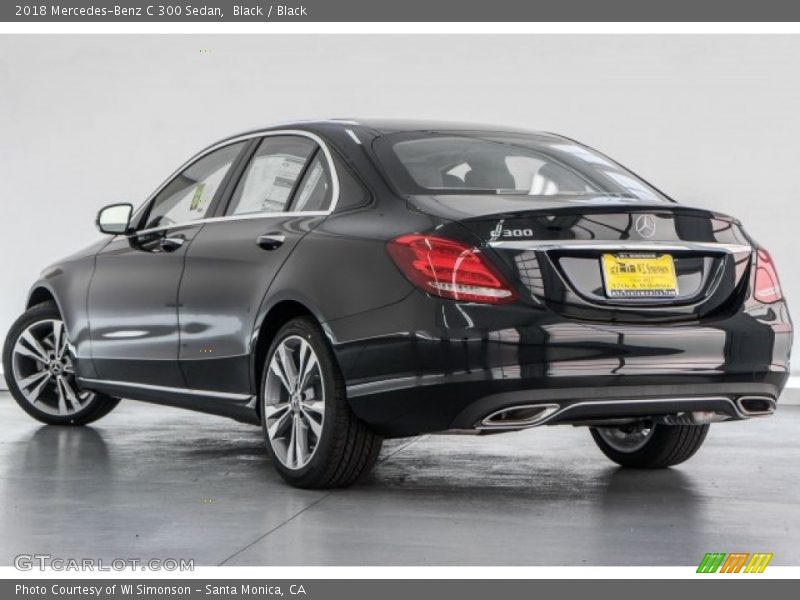 Black / Black 2018 Mercedes-Benz C 300 Sedan