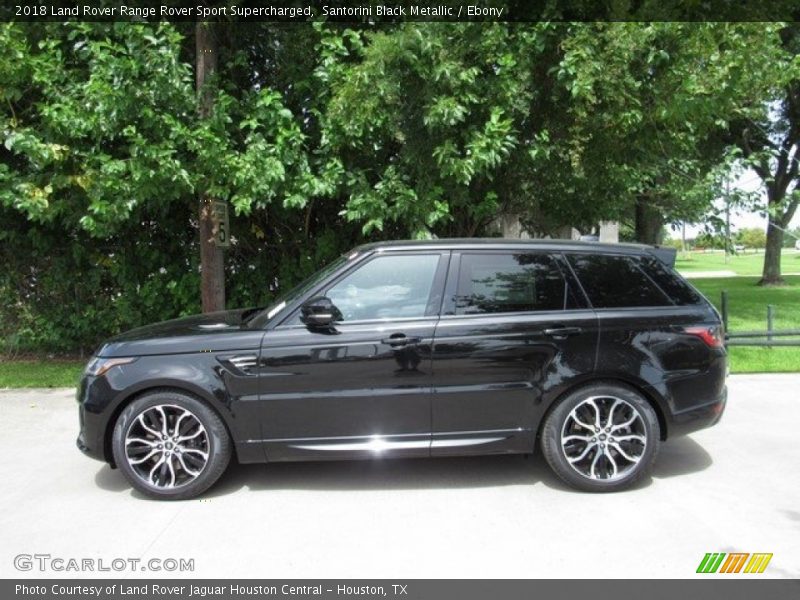 Santorini Black Metallic / Ebony 2018 Land Rover Range Rover Sport Supercharged