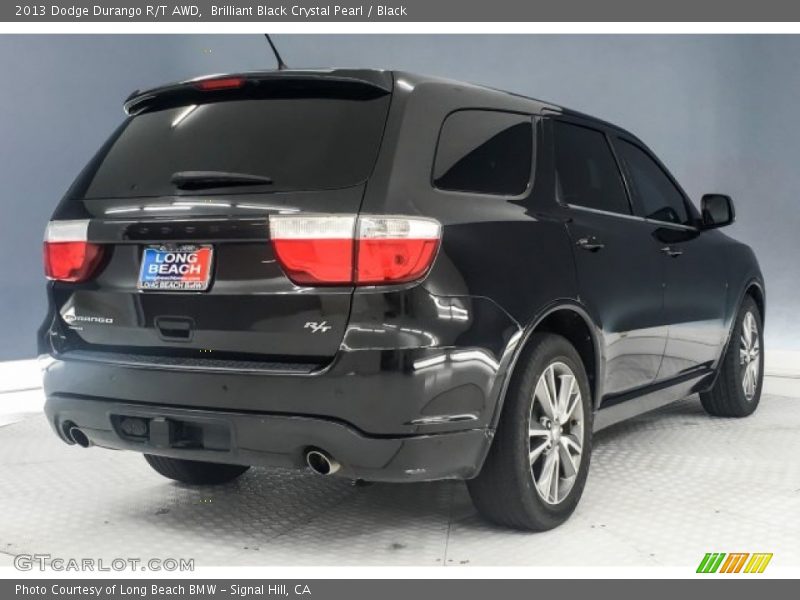 Brilliant Black Crystal Pearl / Black 2013 Dodge Durango R/T AWD