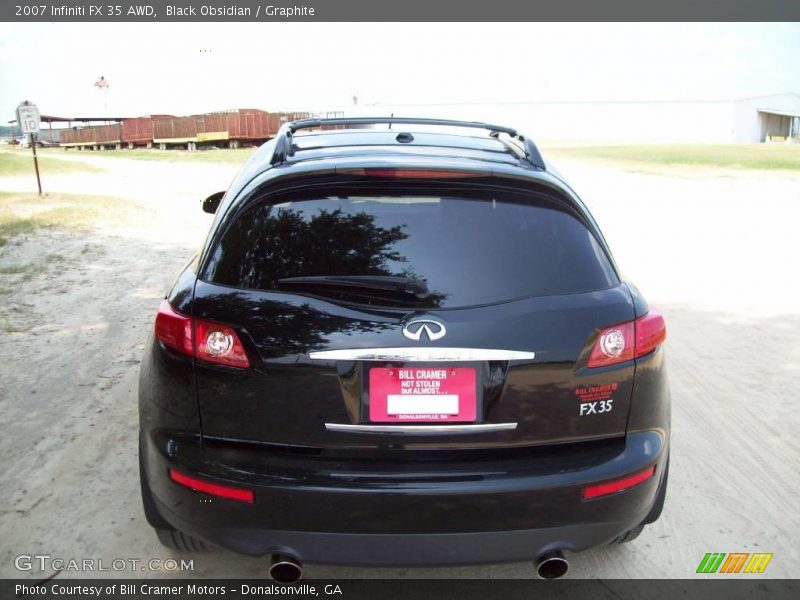 Black Obsidian / Graphite 2007 Infiniti FX 35 AWD