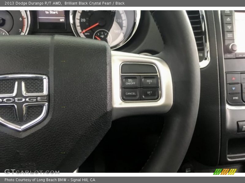 Brilliant Black Crystal Pearl / Black 2013 Dodge Durango R/T AWD