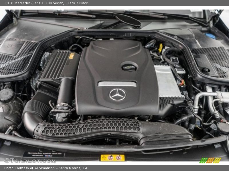 Black / Black 2018 Mercedes-Benz C 300 Sedan