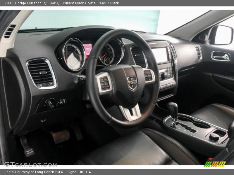 Brilliant Black Crystal Pearl / Black 2013 Dodge Durango R/T AWD