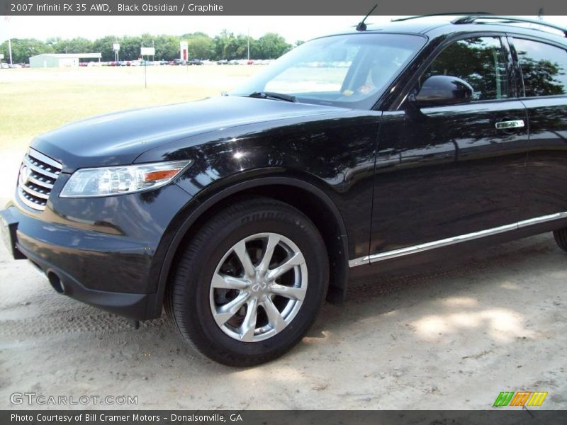 Black Obsidian / Graphite 2007 Infiniti FX 35 AWD