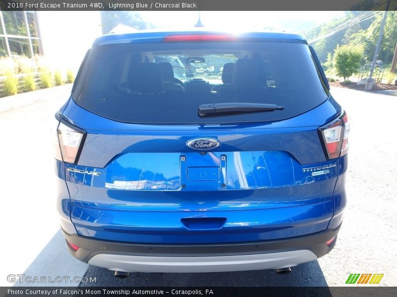 Lightning Blue / Charcoal Black 2018 Ford Escape Titanium 4WD
