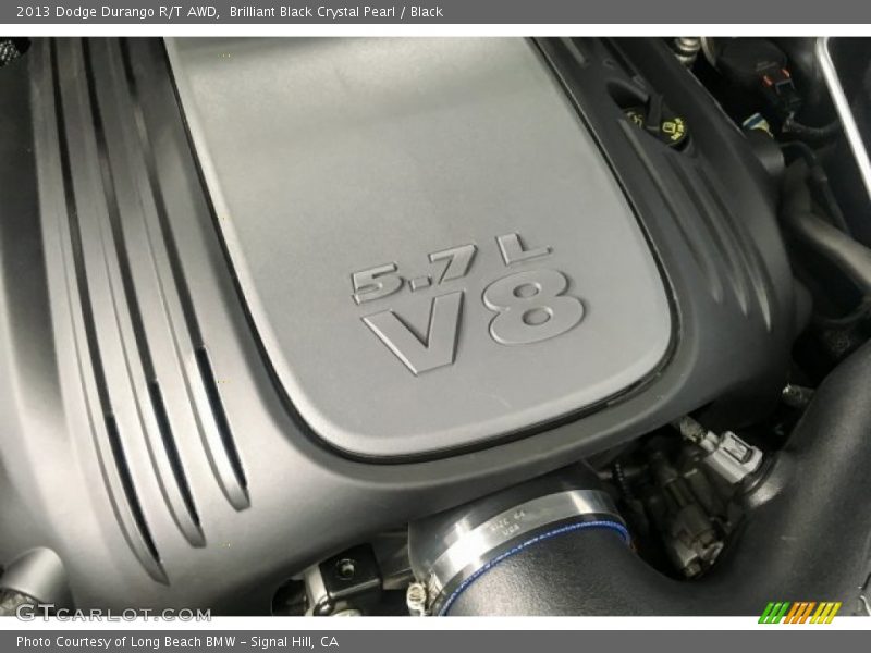 Brilliant Black Crystal Pearl / Black 2013 Dodge Durango R/T AWD