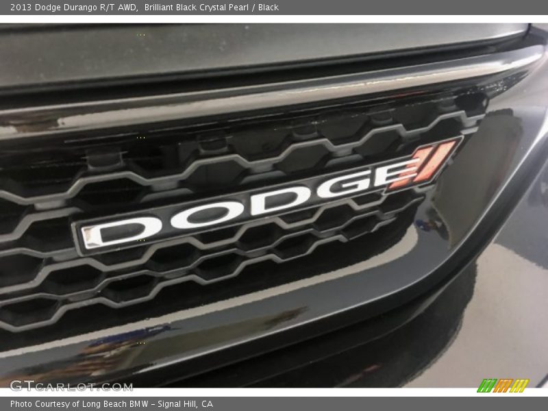 Brilliant Black Crystal Pearl / Black 2013 Dodge Durango R/T AWD
