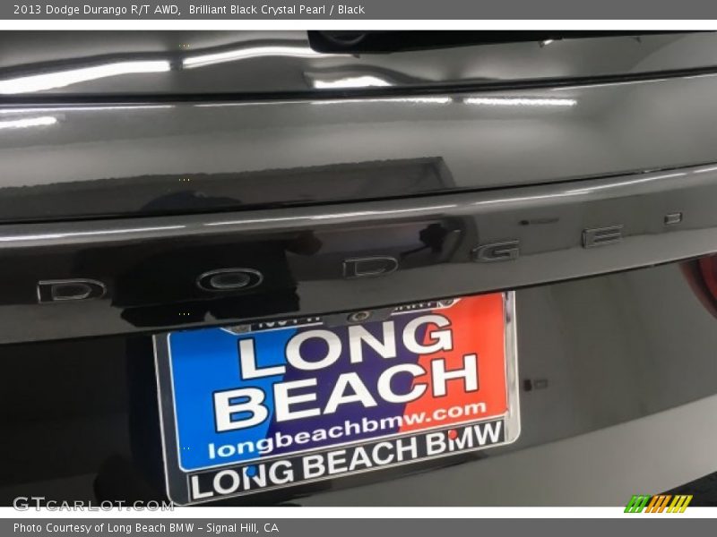 Brilliant Black Crystal Pearl / Black 2013 Dodge Durango R/T AWD