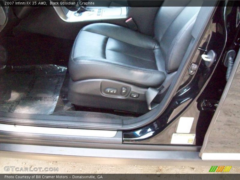 Black Obsidian / Graphite 2007 Infiniti FX 35 AWD
