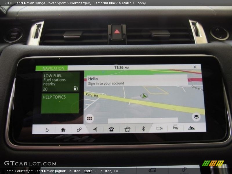 Santorini Black Metallic / Ebony 2018 Land Rover Range Rover Sport Supercharged