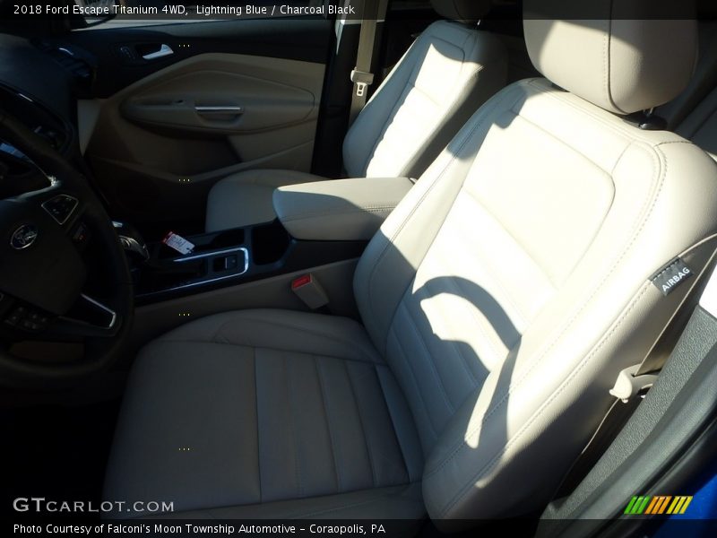 Lightning Blue / Charcoal Black 2018 Ford Escape Titanium 4WD