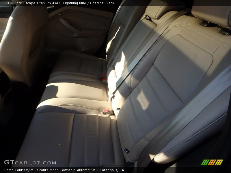Lightning Blue / Charcoal Black 2018 Ford Escape Titanium 4WD
