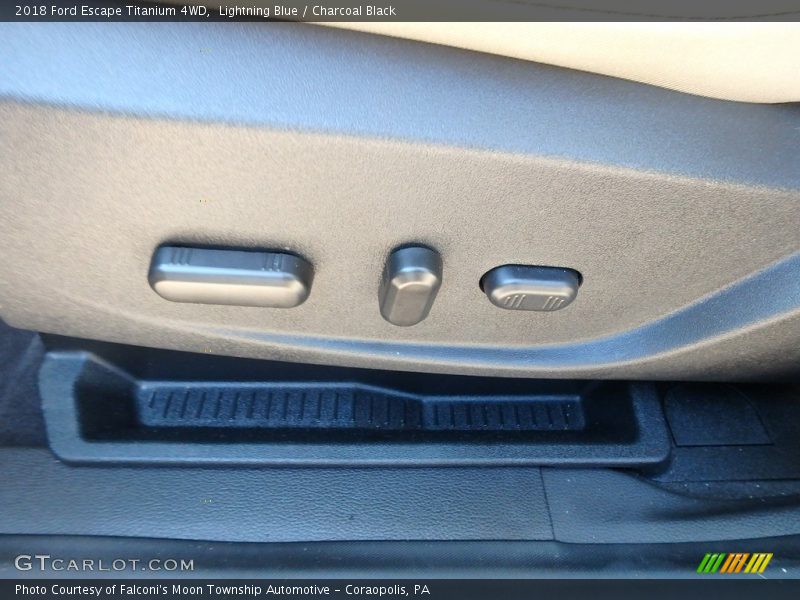 Lightning Blue / Charcoal Black 2018 Ford Escape Titanium 4WD