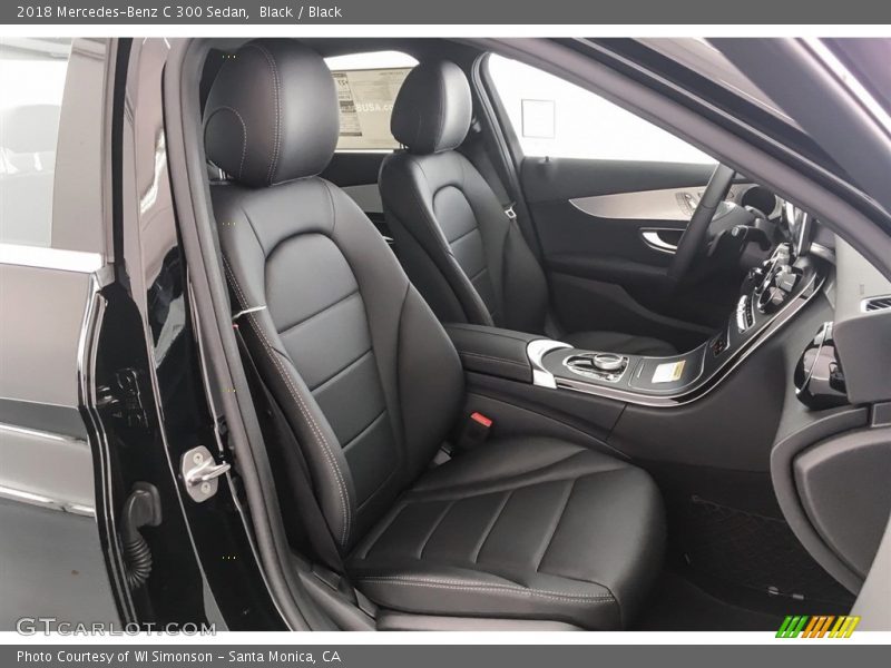 Black / Black 2018 Mercedes-Benz C 300 Sedan